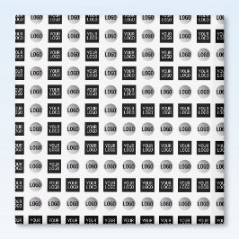 Design des geometrischen 2 Logo-Musters Magnet