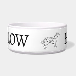 Design des Golden Retriever Hundes individuell Napf