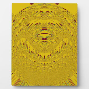 Design des Goldenen Löwenkopfes Fotoplatte