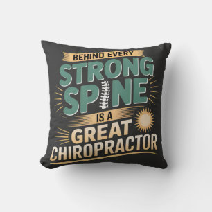 Design des großen Chiropraktikers mit starker Spin Kissen