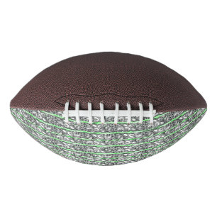 Design des grünen Filigree-Cross-Musters Football