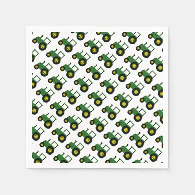 Design des grünen Zuges Serviette (Vorderseite)