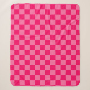 Design des hellen und Hot-Pink-Schachbretts Sherpadecke