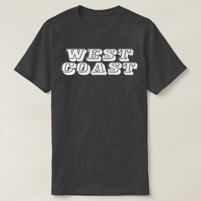 Design des Hip-Hop-Lüfters an der Westküste 1 T-Shirt (Design vorne)