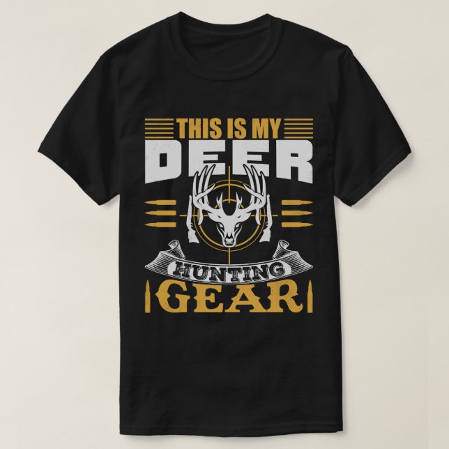 Design des Jagdgetriebes T-Shirt (Design vorne)