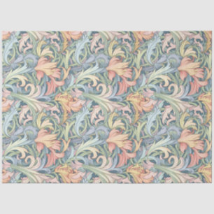 Design des Jugendstil-floralen Hintergrundbildes Seidenpapier