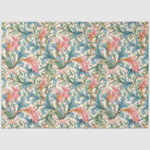 Design des Jugendstil-floralen Hintergrundbildes Seidenpapier