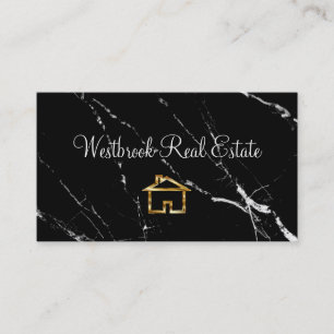 Design des klassischen Real Anwesen House Symbolde Visitenkarte
