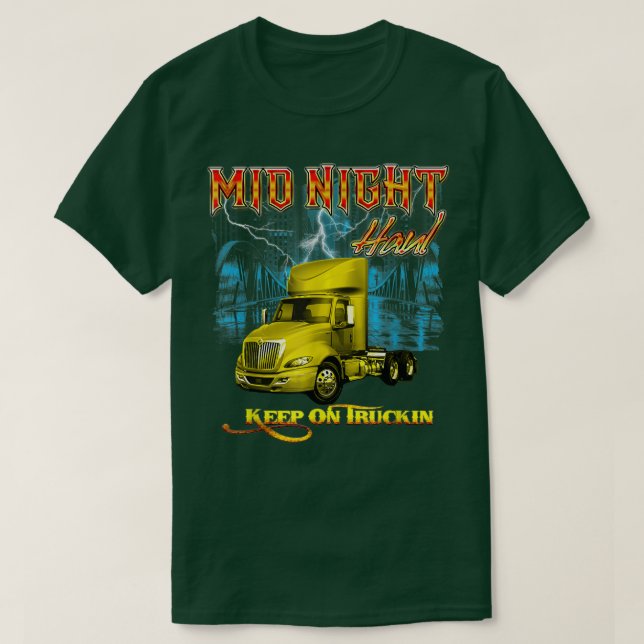 Design des LKW für den Nahverkehr T-Shirt (Design vorne)