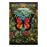 Design des Monarch Butterfly-Fensters
