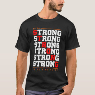 Design des Motivierend T - Shirt bleibe