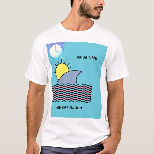 Design des Motivierend T - Shirt ValueTiME (Vorderseite)