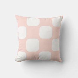 Design des Musters "Soft Pastel Pink & White Squir Kissen