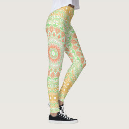 Design des Musters "Summer Yellow" und "Green Mand Leggings
