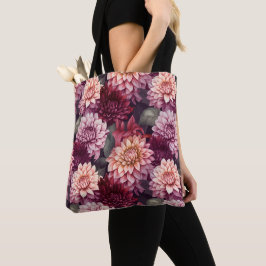 Design des Musters "Wasserfarbe Rosa Dahlia" Tasche
