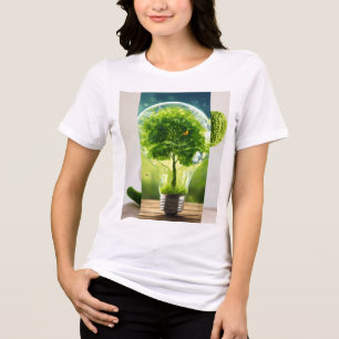 Design des nachhaltigen Öko-Tipps für T - Shirt" Tri-Blend Shirt