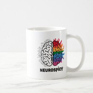 Design des neuro-würzigen Gehirns _1 Kaffeetasse