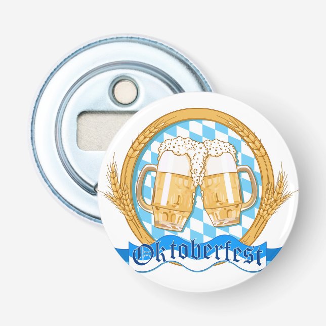 Design des Oktoberfestes mit Bierbrille Flaschenöffner (Vorderseite)