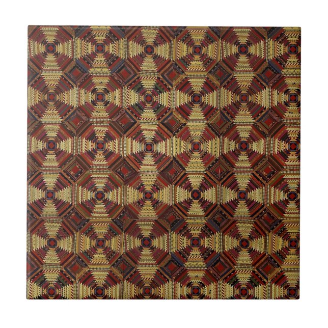 Design des Patchwork-Patchworks für Ananas Fliese (Vorderseite)