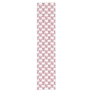 Design des Pink Puppy Docks - Weiß Kurzer Tischläufer