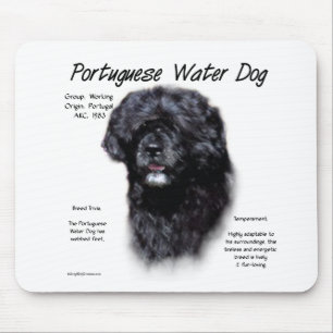 Design des portugiesischen Wasserhundes Mousepad