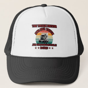 Design des Powers "Strong Road Bond Pride" für wei Truckerkappe