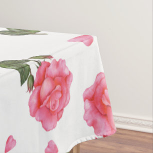 Design des rosa-rosa-Shabby Chic Tischdecke