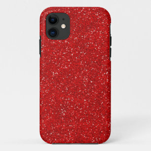 Design des roten Glitzer mit sparkle Grafikdesign Case-Mate iPhone Hülle