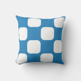 Design des Royal Pastel Blue & White Squirre Muste Kissen