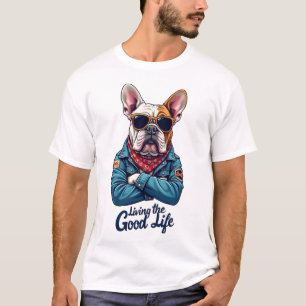 Design des T - Shirt "Leben für das gute Leben"