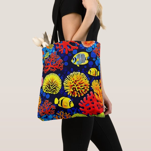 Design des Unterwasserriffs Tasche (Von Nahem)