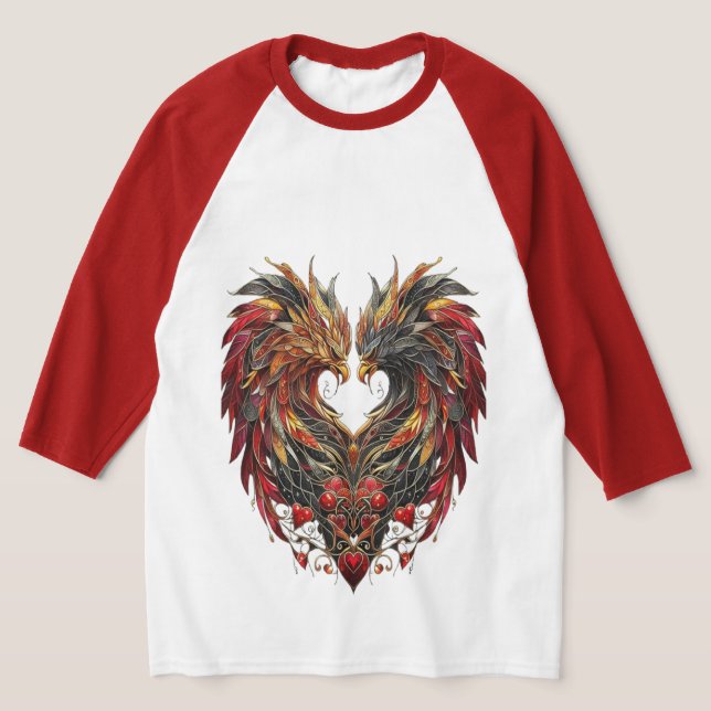 Design des verzauberten Drachenglases T-Shirt (Ablage )