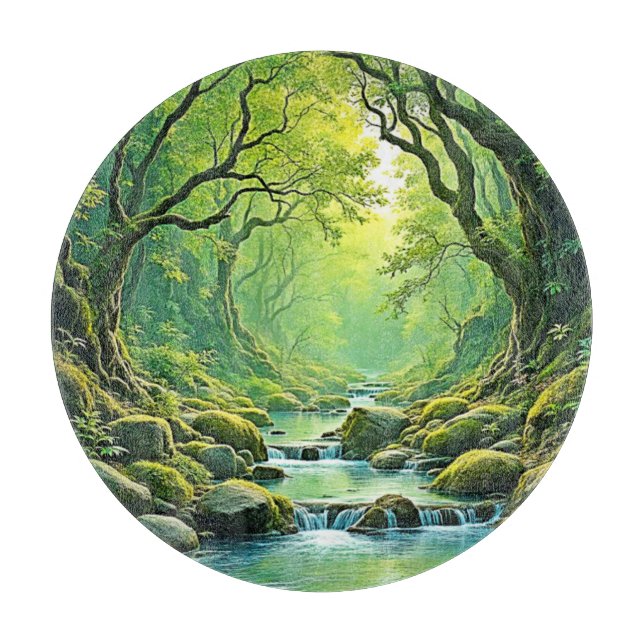 Design des verzauberten Waldschlammes Schneidebrett (Vorderseite)