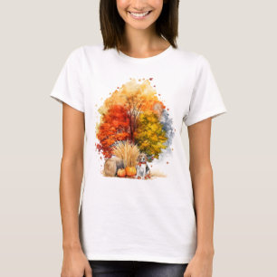 Design des Wasserfarbenfallhundes - Beagle T-Shirt