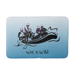 Design des White Water River Rafting Badematte