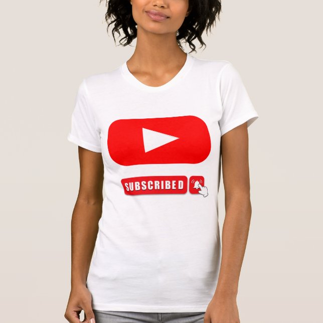 Design des YouTube-Logos T-Shirt (Vorderseite)