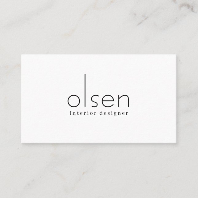 Design Designer Business Card Visitenkarte (Vorderseite)