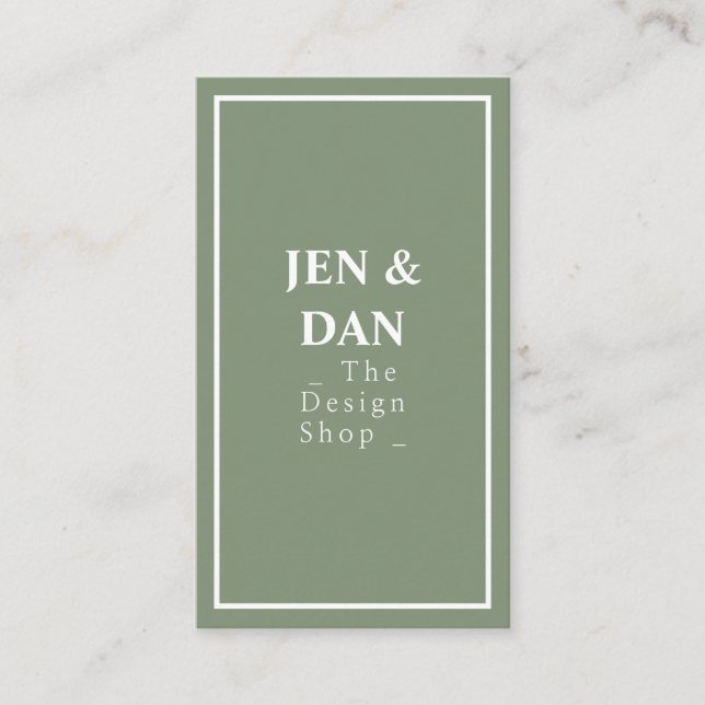 Design Designer Business Card Visitenkarte (Vorderseite)