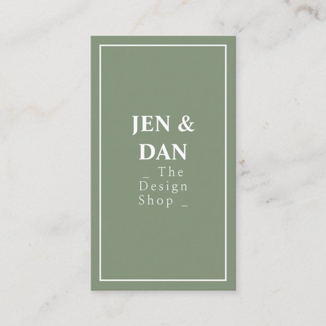 Design Designer Business Card Visitenkarte (Vorderseite)