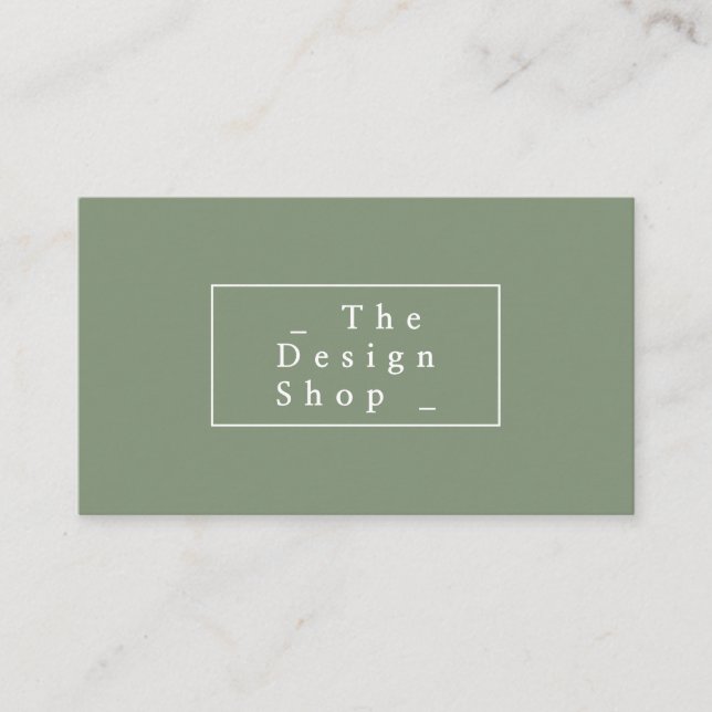 Design Designer Business Card Visitenkarte (Vorderseite)