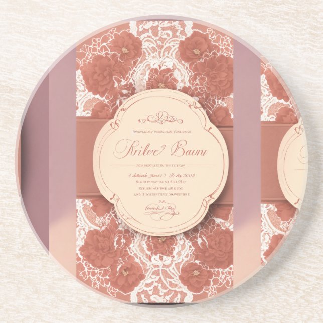 Design Dessous de verre Sandstone - Élégance fonct (Devant)