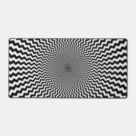 Design d'illusion optique noir blanc