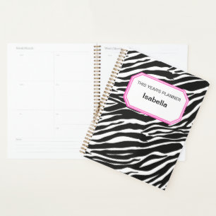 Design d'impression ZEBRA Planificateur de 12 mo