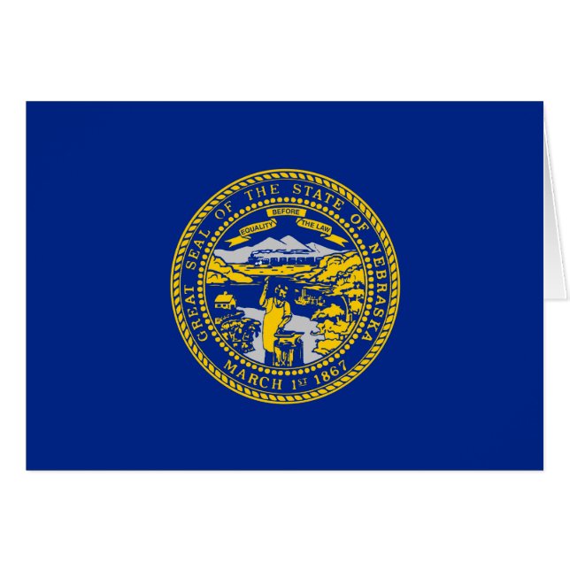 Design du drapeau de l'État du Nebraska (Devant horizontal)