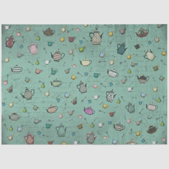 Design einer anderen Alice im Wunderland 24 Seidenpapier (Vorderseite)