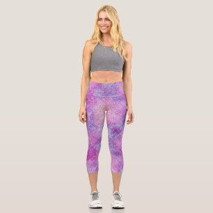 Design einer Meerjungfrau-Galaxie-Serie 8 Capri Leggings