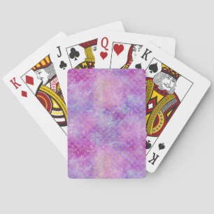 Design einer Meerjungfrau-Galaxie-Serie 8 Spielkarten