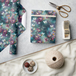 Design einer mystischen Schmetterlingsreihe 11 Geschenkpapier