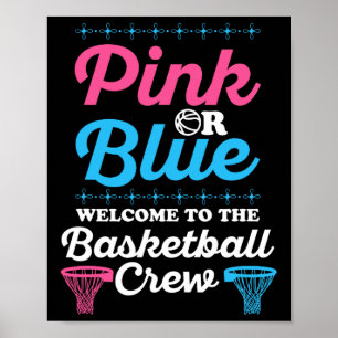 Design eines Basketballs für einen Basketball F Poster