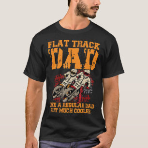 Design eines Motorrads für einen Flat Racing T-Shirt
